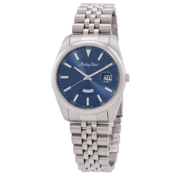 FX02940B NWT Mathey-Tissot Fashion Men's Quartz Steel Authentic Watch - Picture 1 of 3